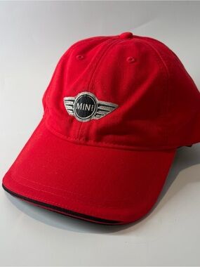 MINI Cooper Baseball Cap Men Red Black Embroidered Logo Adjustable Cotton Hat